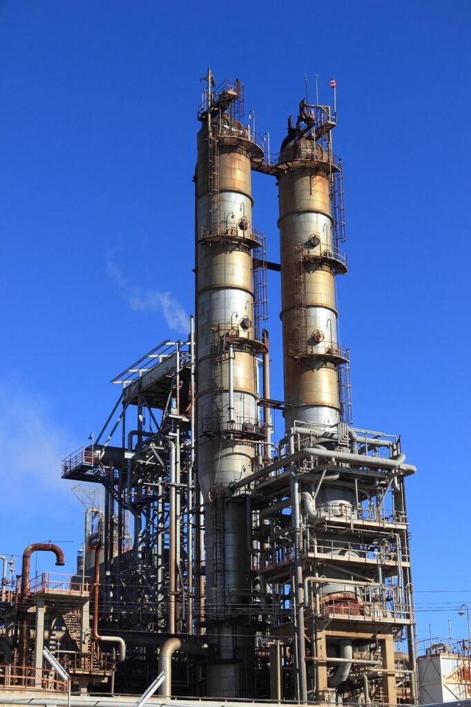 spain, industry, equipment, plant, production, nature, blue industry
