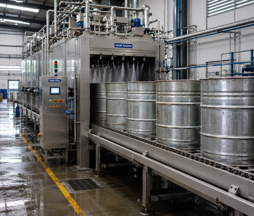 industrial drum washer